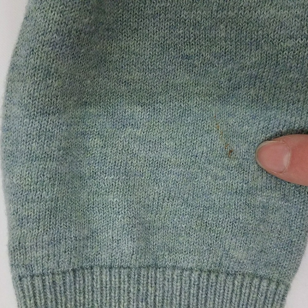 Anthro Moth Teal Sweater Size S - Picture 8 of 8